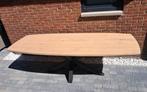 Deens ovale eettafel, massief eiken, 260x100cm, Ophalen of Verzenden