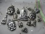 583/ tibetiaans zilveren boedha bedels/hangers, Hobby en Vrije tijd, Kralen en Sieraden maken, Nieuw, Ophalen of Verzenden, Bedel