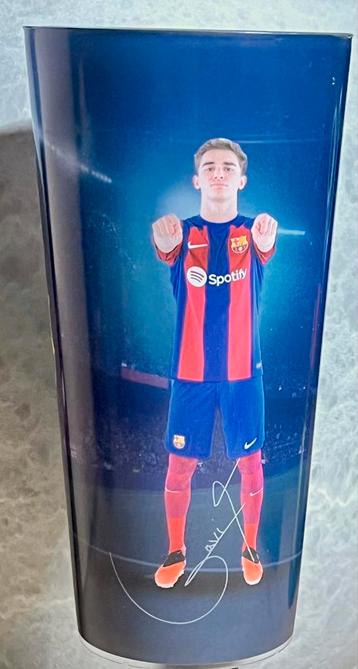 Officiële drinkbeker van barça, gekocht in stadion gavi beschikbaar voor biedingen