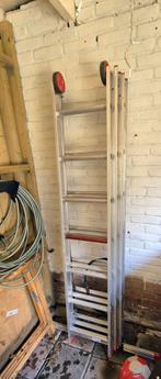 Altrex uitschuifbare ladder 3x7 - Max 4.3m, Doe-het-zelf en Verbouw, Ladders en Trappen, Ophalen