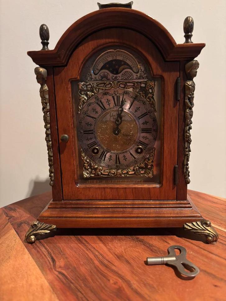 Prachtige Engelse lopende vintage-klok!, Antiek en Kunst, Antiek | Klokken, Ophalen of Verzenden