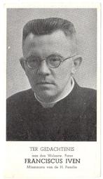 Pater Franciscus Iven 1908 Beek en Donk + 1945 Indonesië, Verzamelen, Verzenden