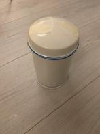 Witte voorraad pot, Porselein of Keramiek, Schaal, Rond, Ophalen of Verzenden