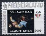 Persoonlijke zegel (6) - 50 jaar gas Slochteren 2009, Verzenden, Na 1940, Gestempeld