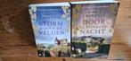 Storm boven de velden en Door de donkere nacht., Boeken, Romans, Ophalen of Verzenden, Gelezen