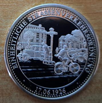 Penning "Hoogtepunten Duitse geschiedenis" - puur zilver beschikbaar voor biedingen