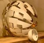 IKEA Bolvormige lamp PS wit met koper, Ophalen, Zo goed als nieuw