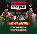 Feyenoord - NEC Stadhuisplein ticket 2x, Tickets en Kaartjes, Sport | Voetbal, April, Losse kaart, Twee personen