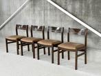 Eetkametstoelen | Mid century | 4, Huis en Inrichting, Stoelen, Ophalen of Verzenden