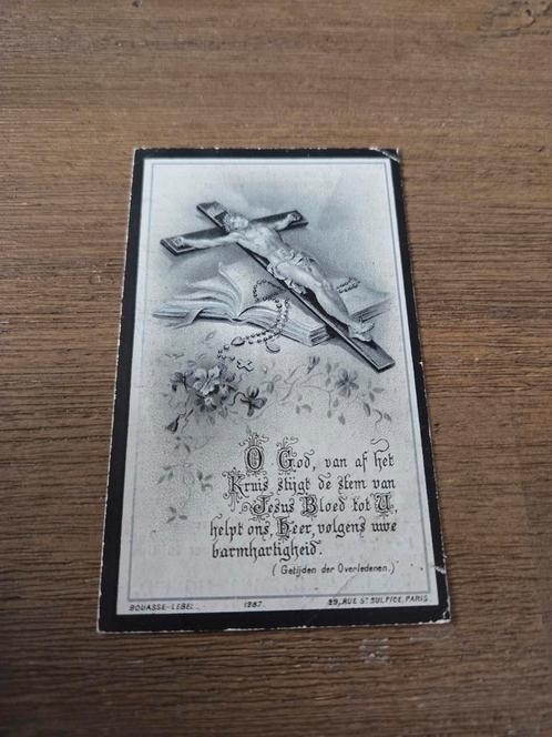 Joannes jacobus heuvelmans overleden 1922 Diessen, Verzamelen, Bidprentjes en Rouwkaarten, Ophalen of Verzenden