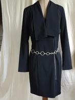 Prachtige zwarte set jurk, jasje en riem maat 38, Maat 38/40 (M), Mexx, Verzenden, Zwart