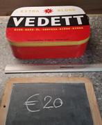 4. Diverse olie blikken dunlop reclame items auto, Ophalen of Verzenden, Gebruikt, Reclamebord