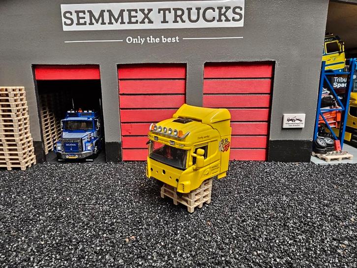 Wsi scania r serie highline cabine b keus., Hobby en Vrije tijd, Modelauto's | 1:50, Zo goed als nieuw, Bus of Vrachtwagen, Wsi