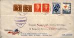 FFC - Australië - KLM - Frankering - 1954, Ophalen of Verzenden, Envelop