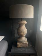 Set van 2 Balusterlampen, Huis en Inrichting, Lampen | Vloerlampen, Ophalen, Gebruikt, Hout, Minder dan 100 cm