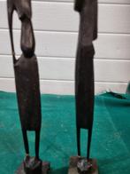 beelden houtsnijwerk man vrouw indonesisch, Ophalen of Verzenden