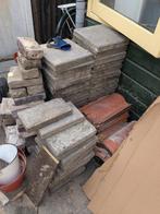 Stoeptegels 30x30 , dakpannen en bakstenen, Tuin en Terras, Ophalen, Gebruikt, Overige typen, Minder dan 5 m²