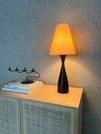 Houten “lans” lamp donkerbruin Ikea vintage design, Gebruikt, Scandinavish, mid century modern, japandi, Ophalen of Verzenden