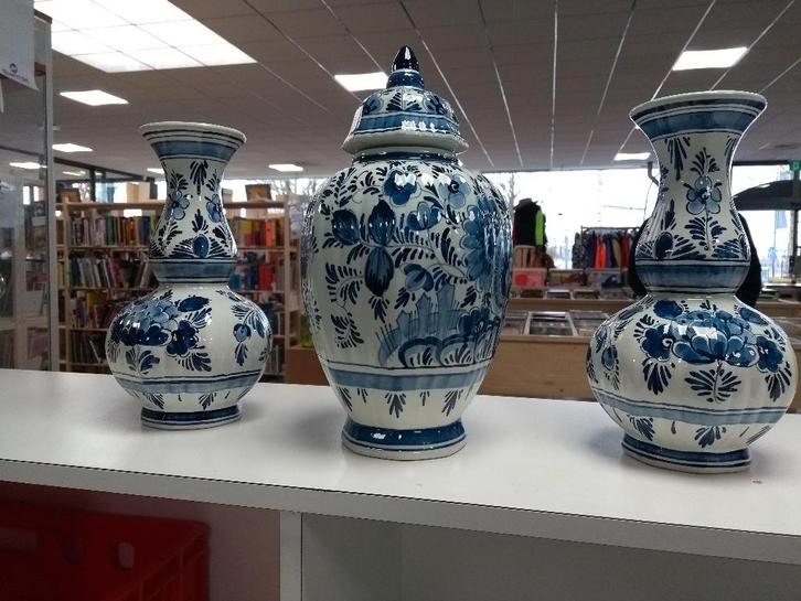 Kaststel Delfs Holland 2SwitchOnline, Antiek en Kunst, Antiek | Vazen, Ophalen