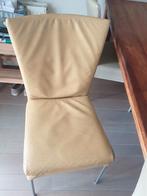 Leren eetkamerstoelen te koop!, Ophalen, Gebruikt, Overige kleuren, Leer