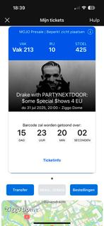 DRAKE 31/07/2025 ZIGGO DOME 1STK, Eén persoon, Mei