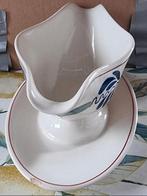 Te.koop.  boerenbont sauskom., Gebruikt, Ophalen of Verzenden, Kom(men), Aardewerk