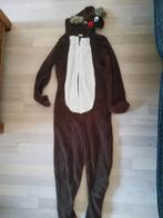 Bruin dierenpak onesie maat 146/152, Ophalen of Verzenden, Zo goed als nieuw, Jongen of Meisje