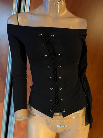 GUESS top met veter maat XS origineel ZGAN  beschikbaar voor biedingen