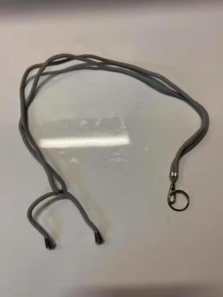 NIEUW! Universele telefoon koord grijs set van 4 €11,99, Telecommunicatie, Wearable-accessoires, Nieuw, Overige accessoires, Ophalen of Verzenden