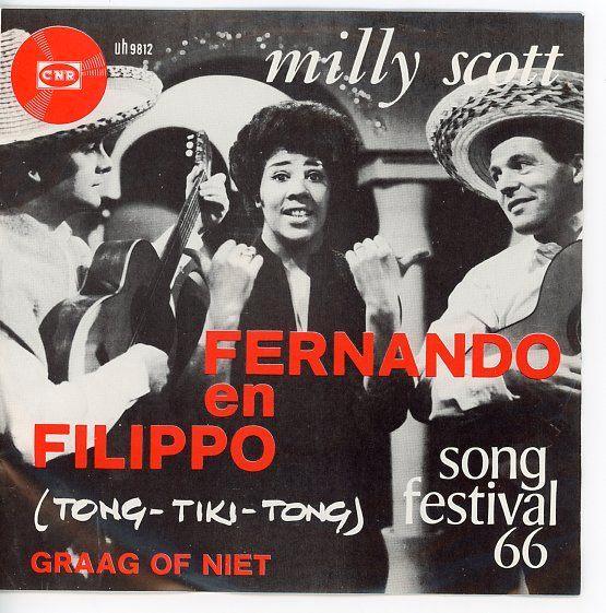 Top 40- Single van Milly Scott- Eurovisie Songfestival 1966, Cd's en Dvd's, Vinyl Singles, Gebruikt, Pop, Ophalen of Verzenden