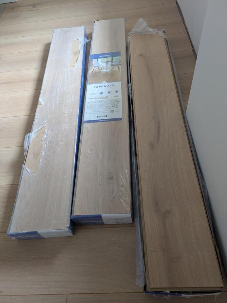 Quick Step Laminaat - Legend Oak Hydro - 8 mm - nieuw, Doe-het-zelf en Verbouw, Vloerdelen en Plavuizen, Nieuw, Laminaat, Hout