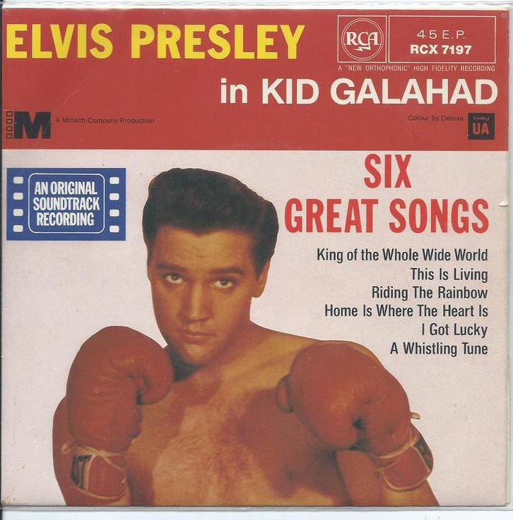 Elvis Presley- In Kid Galahad  Six great Songs, Cd's en Dvd's, Vinyl Singles, Gebruikt, EP, Pop, Verzenden