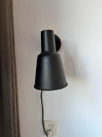 Zwarte Wandlamp met Dimmer, Ophalen of Verzenden, Zo goed als nieuw, Metaal