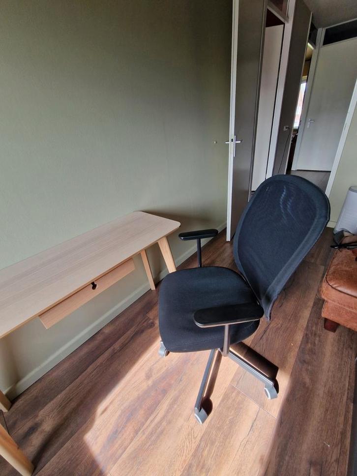 Bureaustoel Ikea Flintan, Huis en Inrichting, Bureaustoelen, Zo goed als nieuw, Bureaustoel, Zwart, Ophalen
