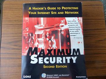 MAXIMUM SECURITY - A HACKER'S GUIDE beschikbaar voor biedingen