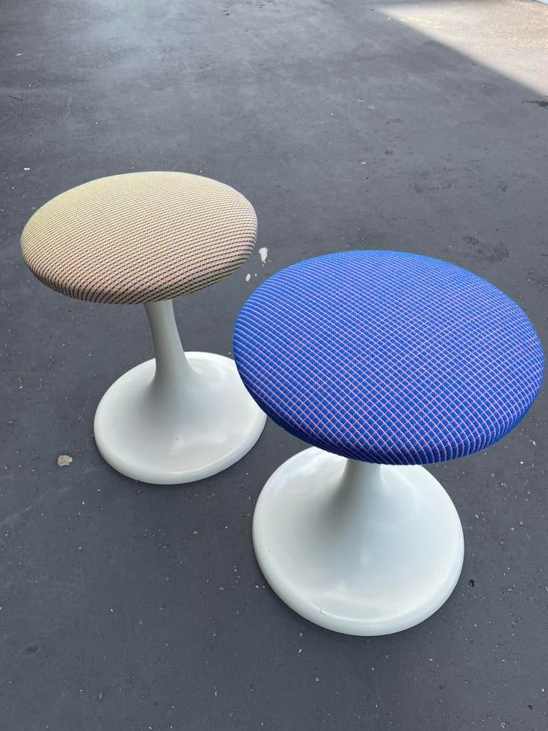 Space age poefjes verner panton stof jaren 60 Tamburin, Ophalen, Minder dan 50 cm, ., 2de hands