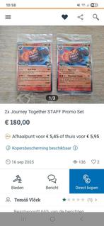 OPLICHTER! DEZE PERSOON JOURNEY STAFF, Hobby en Vrije tijd, Verzamelkaartspellen | Pokémon, Ophalen of Verzenden, Zo goed als nieuw