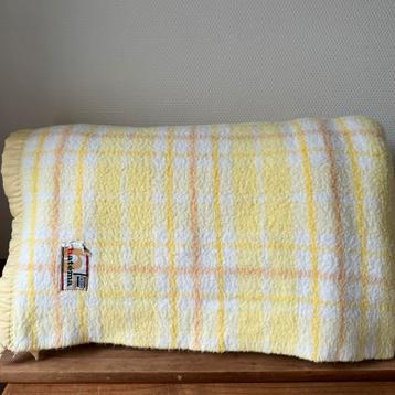 XXL Hatema Acryl Deken, Geel Ruit, Lente, Woondeken beschikbaar voor biedingen