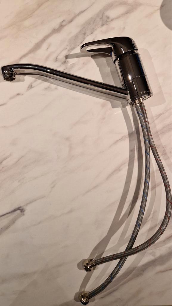 IKEA Sundsvik Mengkraan - Zo Goed Als Nieuw!, Doe-het-zelf en Verbouw, Sanitair, Zo goed als nieuw, Kraan, Chroom, Ophalen