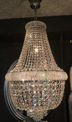 De Kroonluchter met echt kristal 50 cm goud/zilver