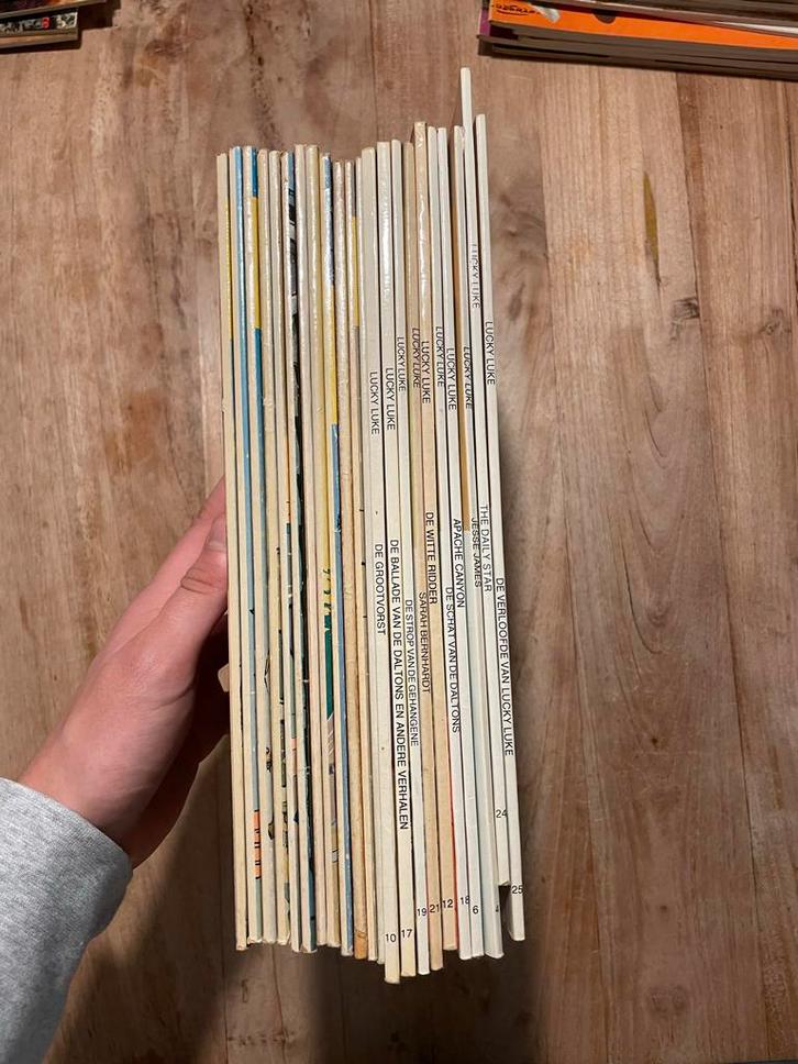 Lucky Luke Stripboeken Collectie, Verzamelen, Stripfiguren, Gebruikt, Boek of Spel, Overige figuren, Ophalen of Verzenden