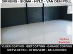 60kg>320m2 Epoxy Garagevloer coating +GRATIS GEREEDSCHAP, Doe-het-zelf en Verbouw, Verf, Beits en Lak, Nieuw, Verf, Grijs, 20 liter of meer