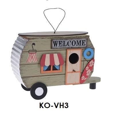 Vogelhuis Caravan € 14,95, Tuin en Terras, Vogelhuisjes en Vogelbaden, Nieuw, Ophalen of Verzenden