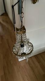 Antieke lamp kristallen koper, Antiek en Kunst, Antiek | Lampen, Ophalen of Verzenden