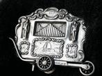 zilveren miniatuur draai orgel, Ophalen of Verzenden, Zilver