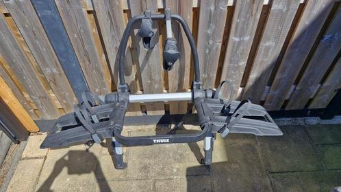 Thule outway platform fietsendrager voor 2 fietsen, Auto diversen, Fietsendragers, Gebruikt, Achterklepdrager, 2 fietsen, Brede banden
