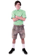 Lederhose echt leer, Kleding | Heren, Ophalen, Zo goed als nieuw, Maat 56/58 (XL)