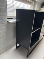 Metalen zwarte kast. 100cmx35cm., Huis en Inrichting, Kasten | Roldeurkasten en Archiefkasten, Ophalen, Minder dan 50 cm, Zo goed als nieuw