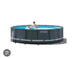 Rond Intex ultra XTR frame zwembad (4,88 x 1,22), 300 cm of meer, 400 cm of meer, Rond, Gebruikt