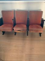 Orginele bioscoop stoelen, Huis en Inrichting, Stoelen, Ophalen, Gebruikt, Overige kleuren, Drie